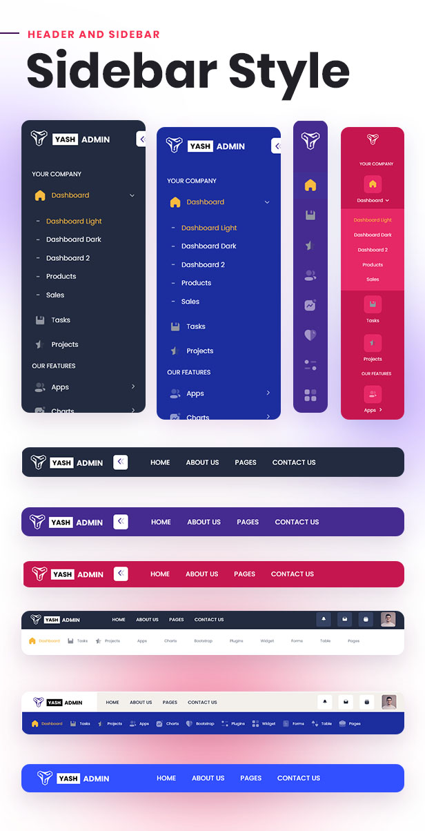 YashAdmin - PHP Sales Management System Admin Dashboard Template